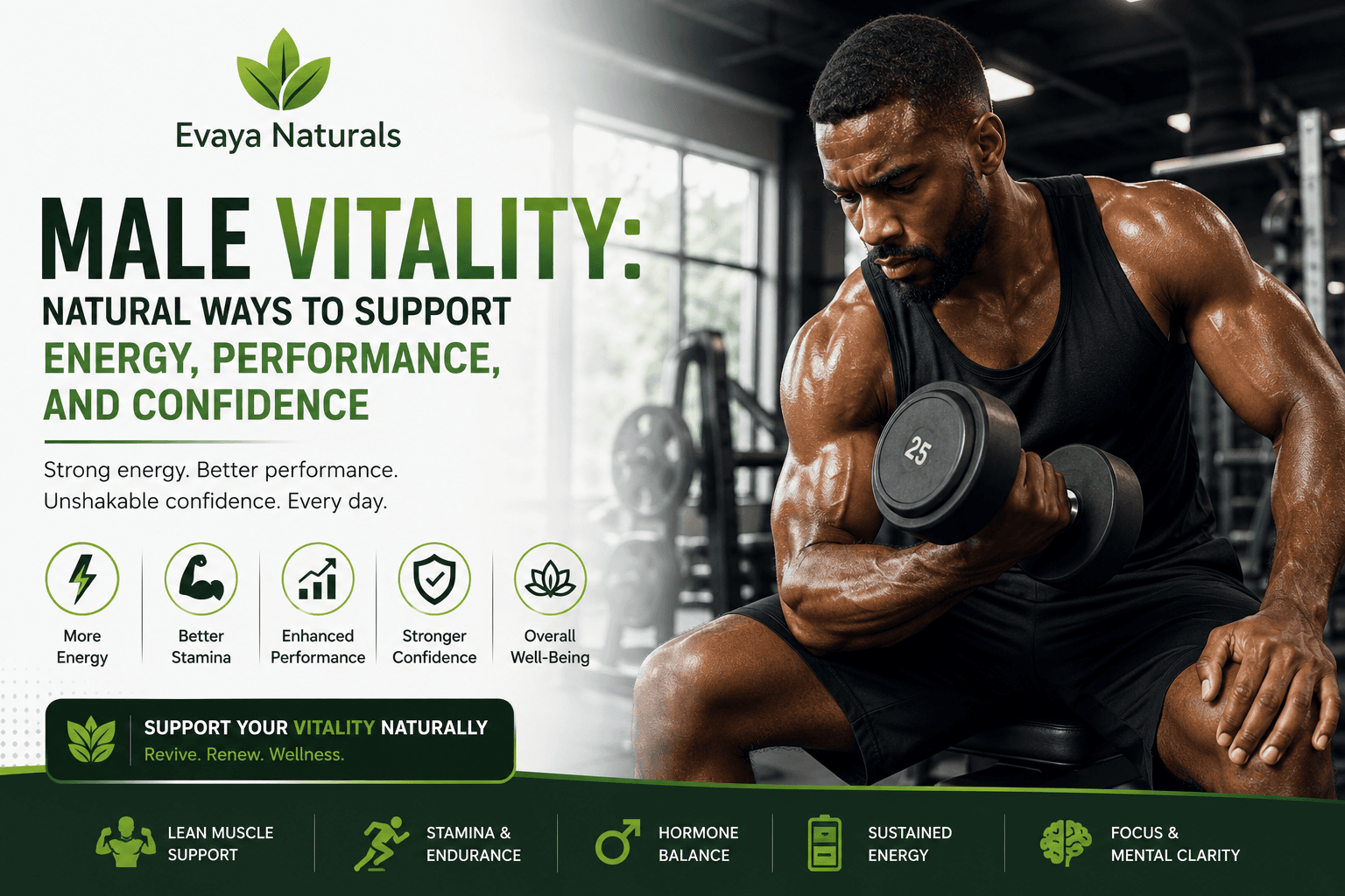 Male Vitality: Natural Ways to Support Energy, Performance, and Confidence