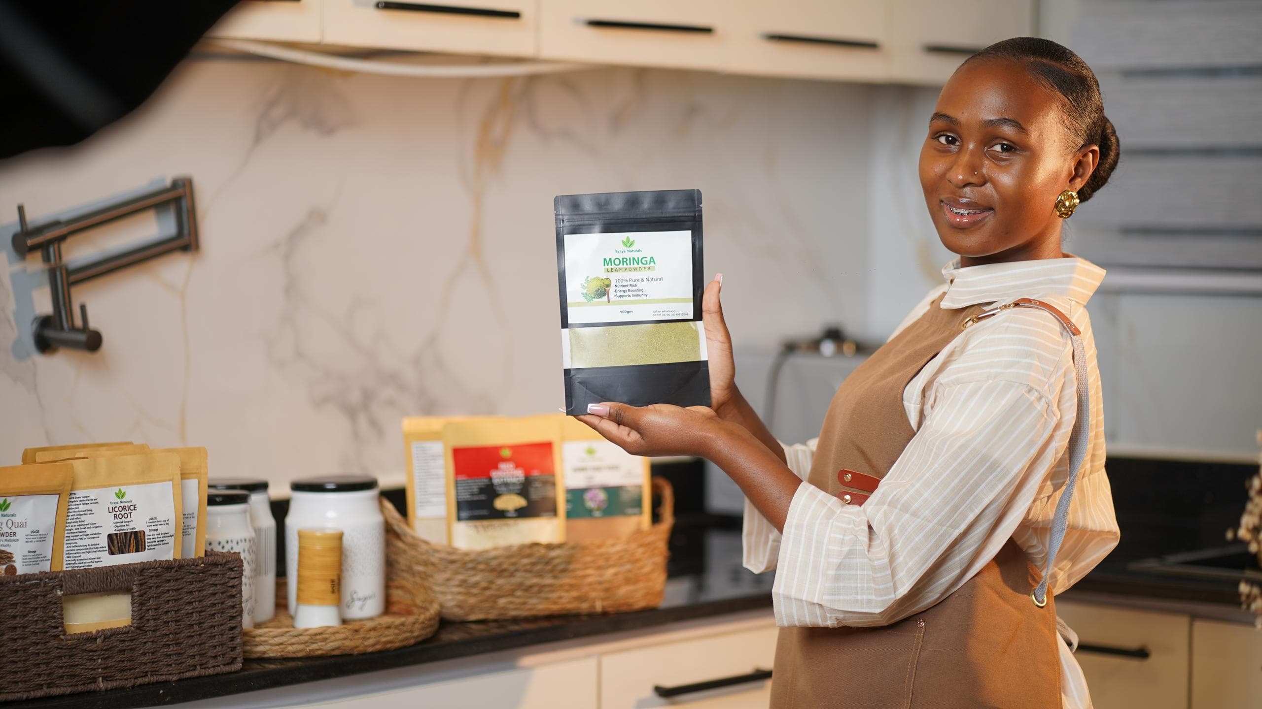 EVAYA Naturals herbal teas and natural wellness products